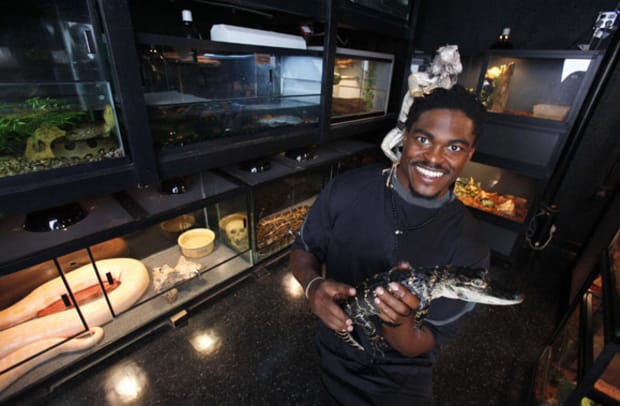 Athletes and Their Pets - 1 - Ernie Sims
